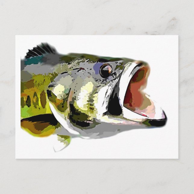 Postal Bass Fish (Anverso)
