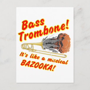 Postal Bass Trombone Musical Bazooka