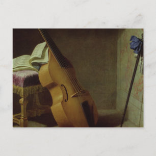 Postal Bass Viol, Score Sheet and a Sword, 1693