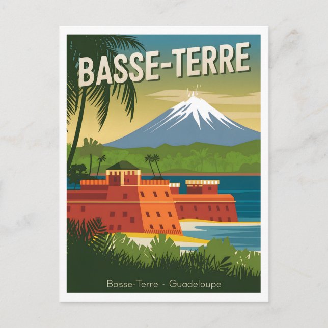 Postal Basse-Terre Guadeloupe (Anverso)