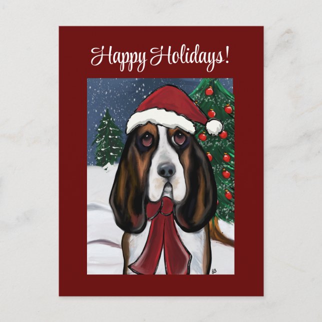 Postal Basset Hound   (Anverso)