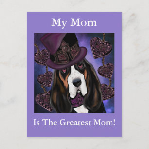 Postal Basset Hound STEAMPUNK