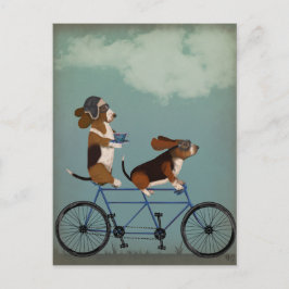 Postal Basset Hound Tandem