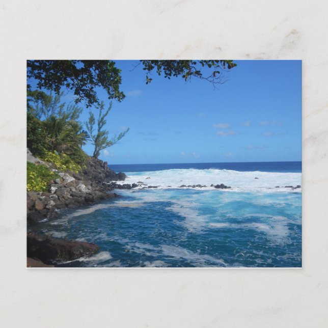 Postal Bassin de Manapany (Isla de la Reunión) (Anverso)