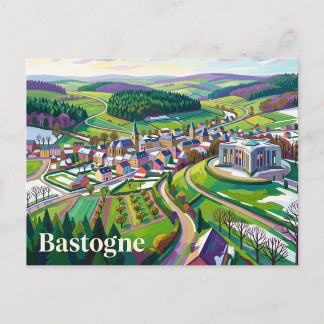 Postal Bastogne Bélgica (Anverso)