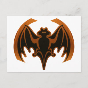 Postal Bat Brown El MUSEO Zazzle Regalos