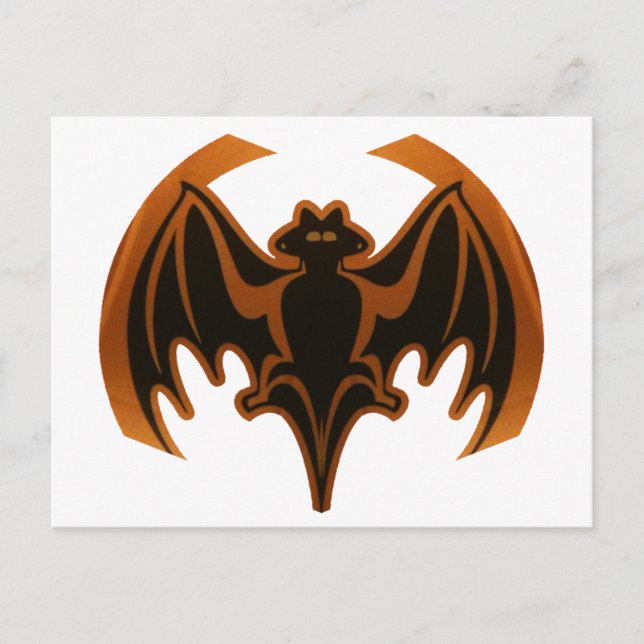 Postal Bat Brown El MUSEO Zazzle Regalos (Anverso)