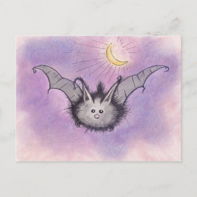 Postal Bat difuso (Anverso)