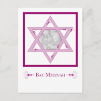 bat mitzvah (estrella de david elegance photo post