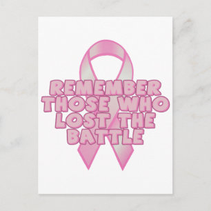 Postal Batalla contra el cáncer de mama
