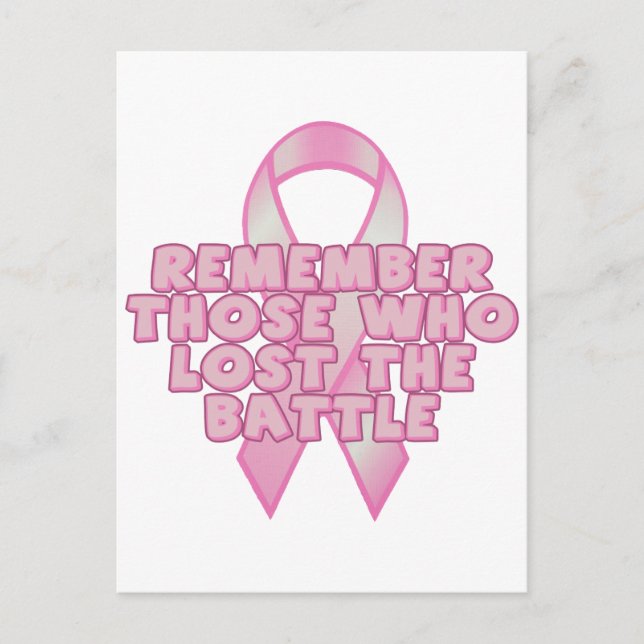 Postal Batalla contra el cáncer de mama (Anverso)