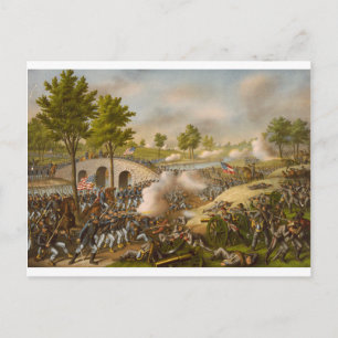 Postal Batalla de Antietam - Ejército del Potomac