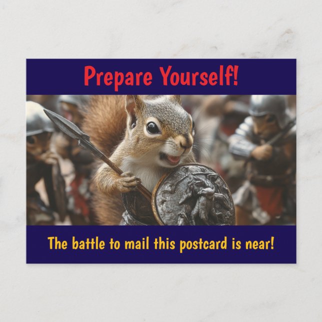 Postal Batalla de Ardillas (Anverso)