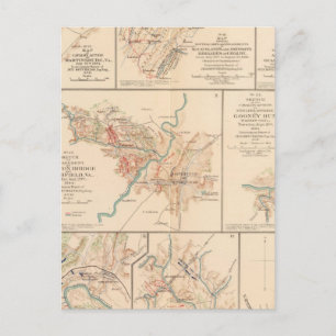 Postal Batalla de Belle Grove