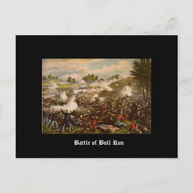 Postal Batalla de Bull Run (Anverso)