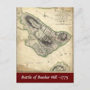 Postal Batalla de Bunker Hill -1775