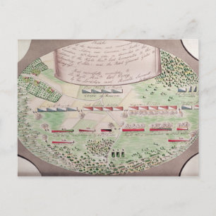 Postal Batalla de Camden, 1780