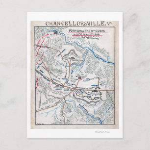 Postal Batalla de Chancellorsville 3