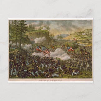 Postal Batalla de Chickamauga, publicada alrededor de 189