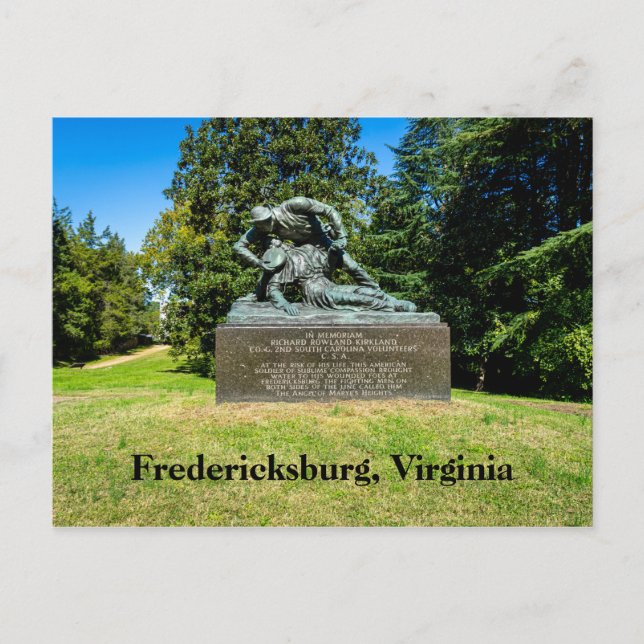 Postal Batalla de Fredericksburg en Virginia (Anverso)