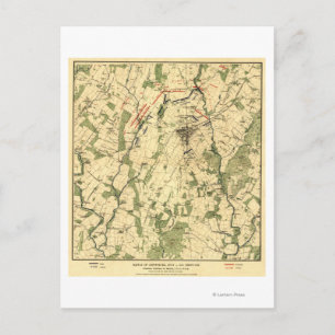 Postal Batalla de Gettysburg 12