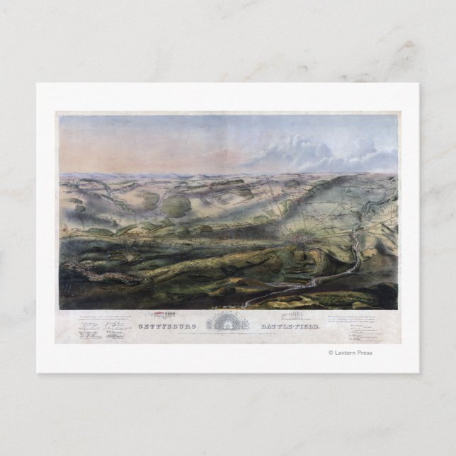 Postal Batalla de Gettysburg 2 (Anverso)