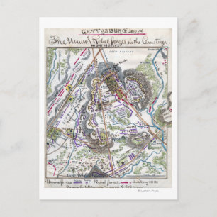 Postal Batalla de Gettysburg 6