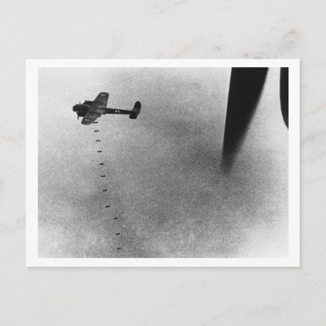 Postal Batalla de Gran Bretaña y The Blitz: #26 Descargas (Anverso)