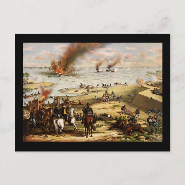 Postal Batalla de Hampton Roads (Anverso)