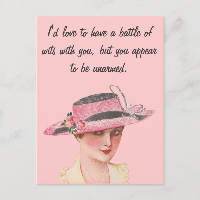 Postal Batalla de ingenios (Anverso)