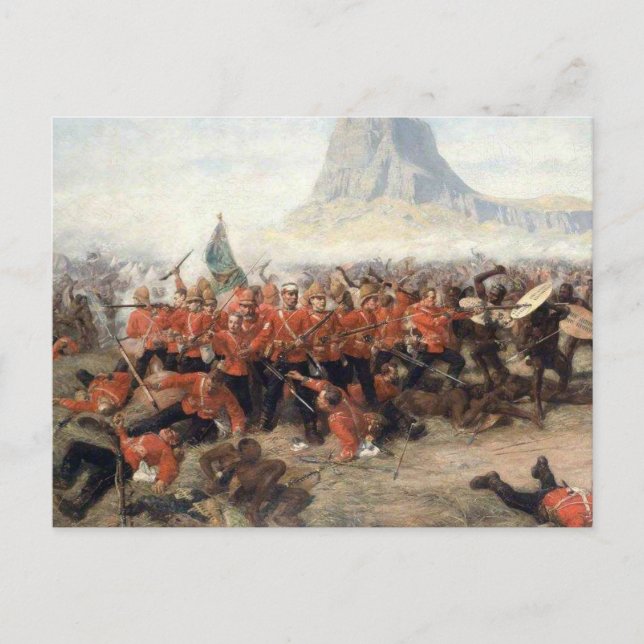 Postal Batalla de Isandlwana (Anverso)