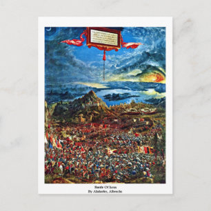 Postal Batalla De Issus Por Altdorfer, Albrecht