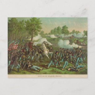 Postal Batalla de la Guerra de Secesión de Wilson's Creek