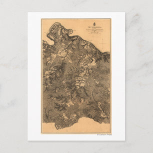 Postal Batalla de la naturaleza - Panorámica de la guerra