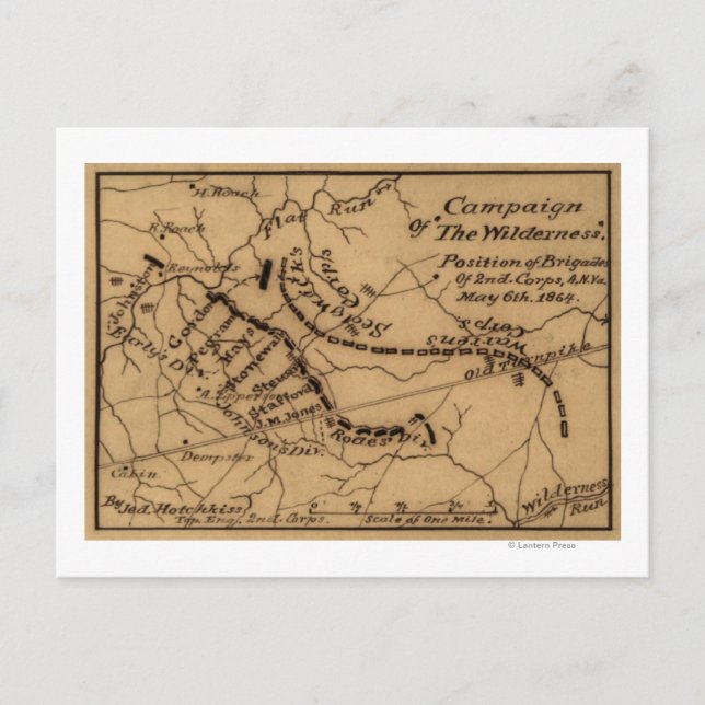 Postal Batalla de la naturaleza - Panorámica de la guerra (Anverso)