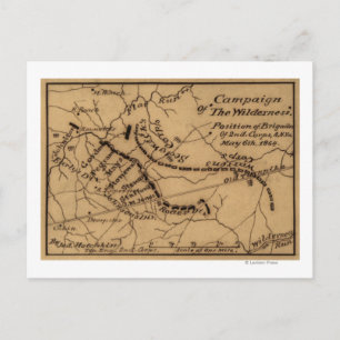 Postal Batalla de la naturaleza - Panorámica de la guerra