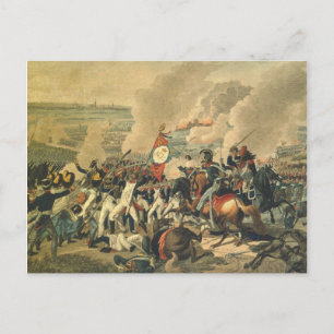 Postal Batalla de Leipzig