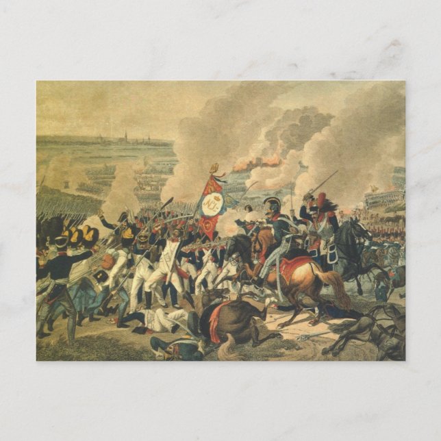 Postal Batalla de Leipzig (Anverso)