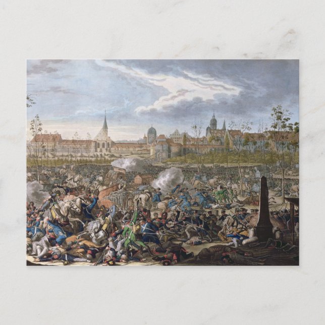 Postal Batalla de Leipzig, 19 de octubre de 1813 (Anverso)