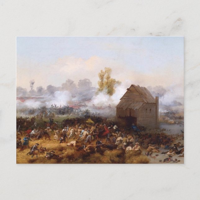 Postal Batalla de Long Island (Anverso)