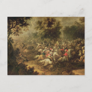 Postal Batalla de los cavalrymen