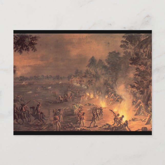 Postal Batalla de Paoli (Anverso)