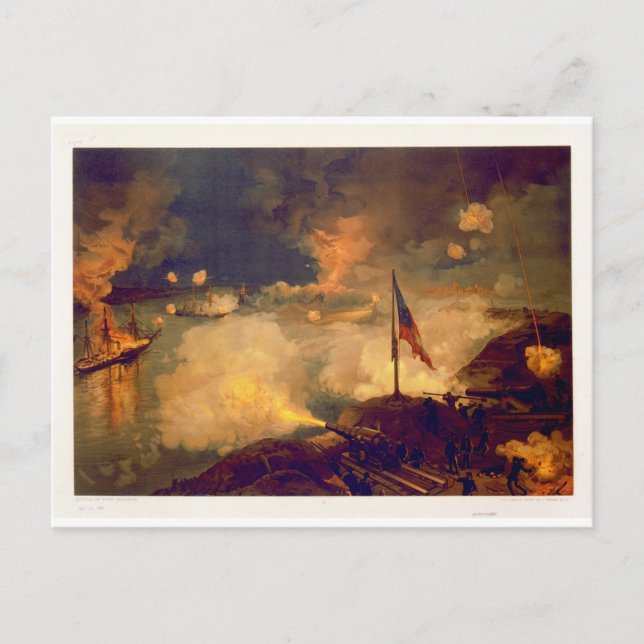 Postal Batalla de Port Hudson en la guerra civil de Estad (Anverso)