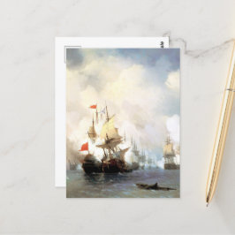 Postal Batalla de Quíos, Ivan Aivazovsky
