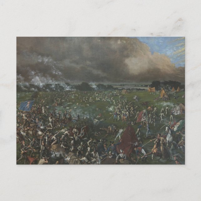 Postal Batalla de San Jacinto (Anverso)