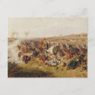 Postal Batalla de Schweinschaedel, 29 de julio de 1866