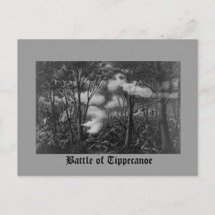 Postal Batalla de Tippecanoe
