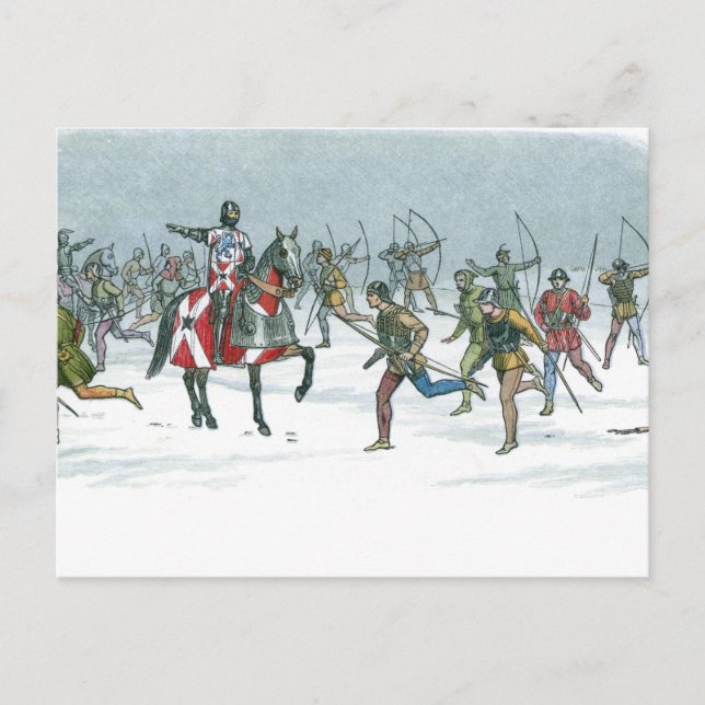 Postal Batalla de Towton 1461 (Anverso)