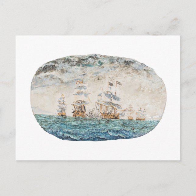 Postal Batalla de Trafalgar 1805 1998 (Anverso)