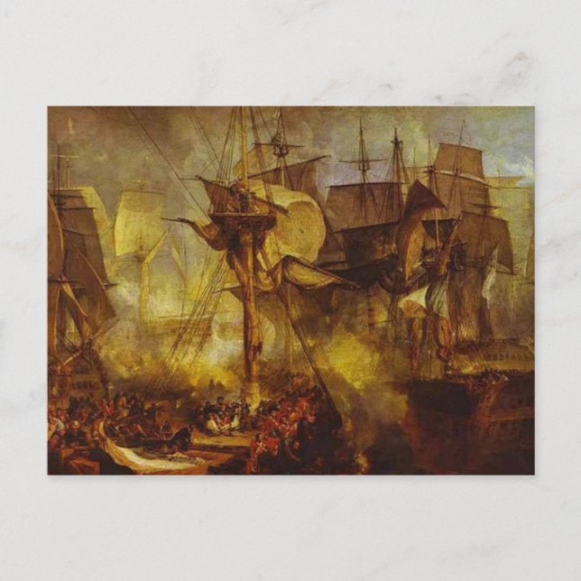 Postal Batalla de Trafalgar 1808 (Anverso)